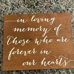 In living memory sign